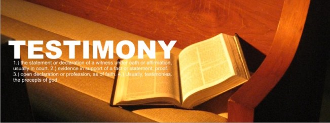 testimony 2